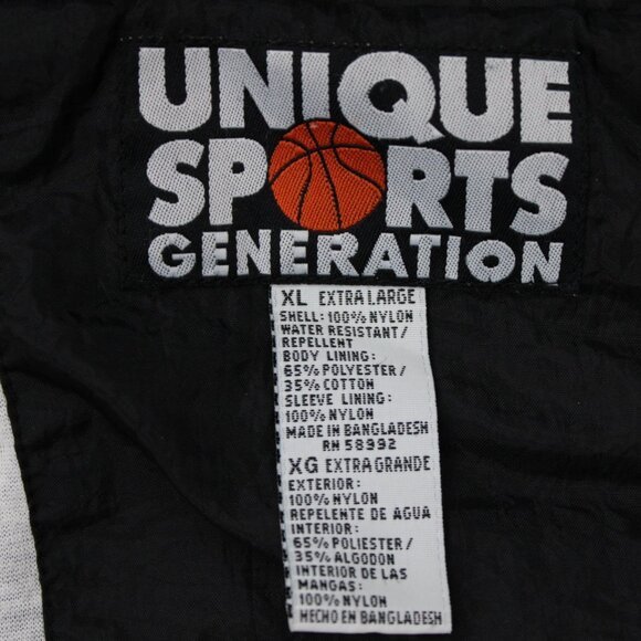 VTG Unique Sports Jacket Mens XL Blue 1997 NBA All Star Weekend Windbreaker - Picture 8 of 15